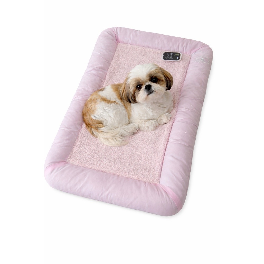 Petmate® Pooch Pet Bolster Mat Pink 36 x 23 Anti-Skid Pet Bed Mat Pad NEW